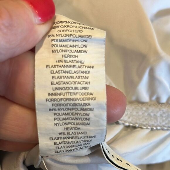 Trina Turk Women’s Tropic Wave Off-the-Shoulder One Piece Swimsuit - Picture 5 of 5